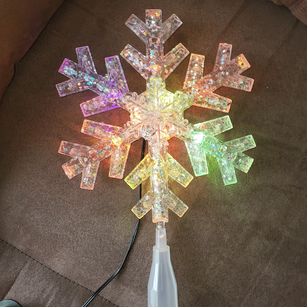 Home Collection Multicolor Snowflake Holiday Decor